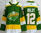Men's Minnesota Wild #12 Matthew Boldy Green Alternate Authentic Jersey,baseball caps,new era cap wholesale,wholesale hats